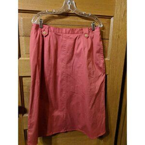 Napa Valley Skirt Size 14 Red Modest Womens A-line